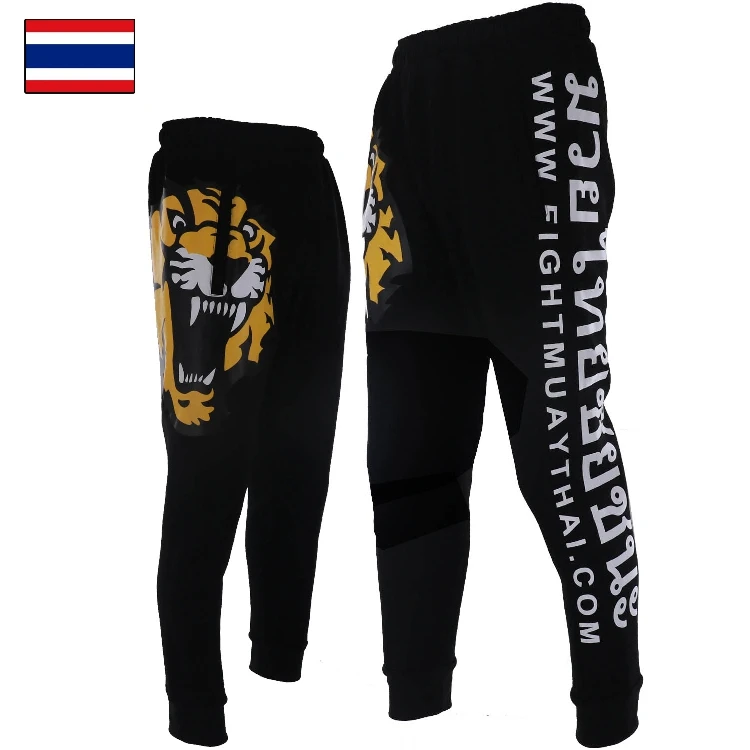 Фото MMA fighting tiger sports muay Thai boxing pants bobo for men fitness free combat plus velvet running | Спорт и развлечения