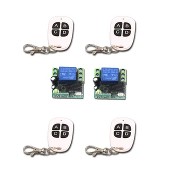Top Quality Mini 12V Relay 1CH Wireless Remote Control Switch 4Transmitter+2 Receiver with 4Buttons 315/433mhz
Top Quality Mini 12V Relay 1CH Wireless Remote Control Switch 4Transmitter+2 Receiver with 4Buttons 315/433mhz