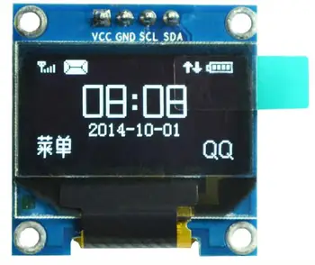 0.96 inch OLED display module SSD1306 controller 4pin I2C IIC interface with PCB base board
0.96 inch OLED display module SSD1306 controller 4pin I2C IIC interface with PCB base board