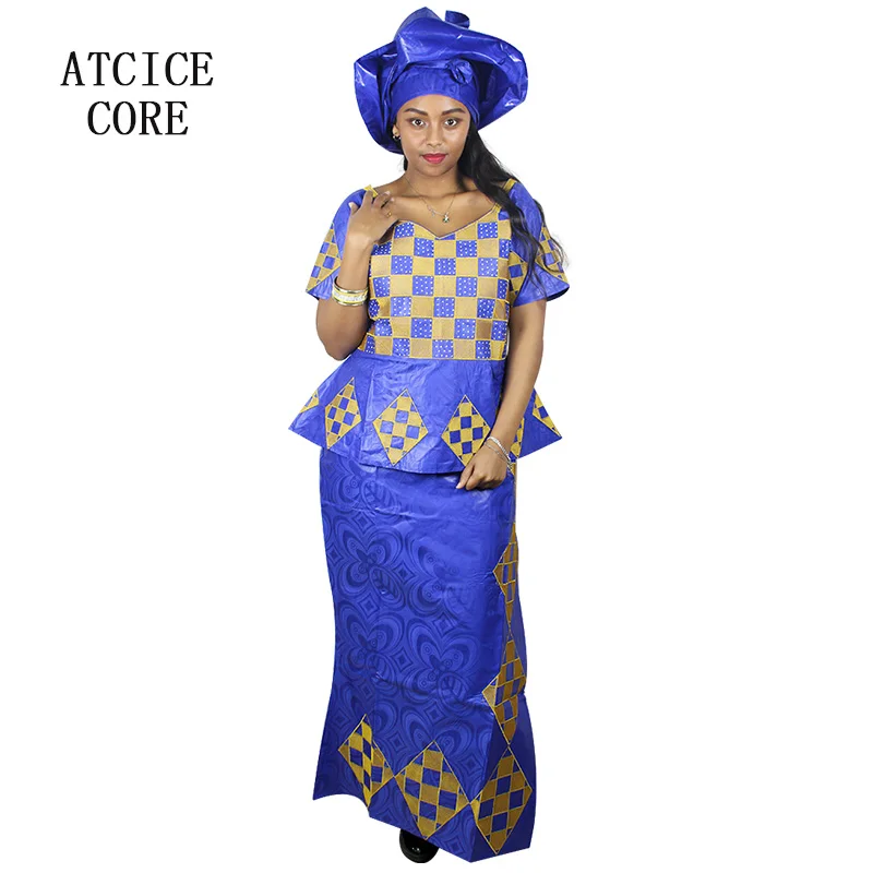 Платья для женщин в африканском стиле из 100% хлопка дизайнерский топ с вышивкой
