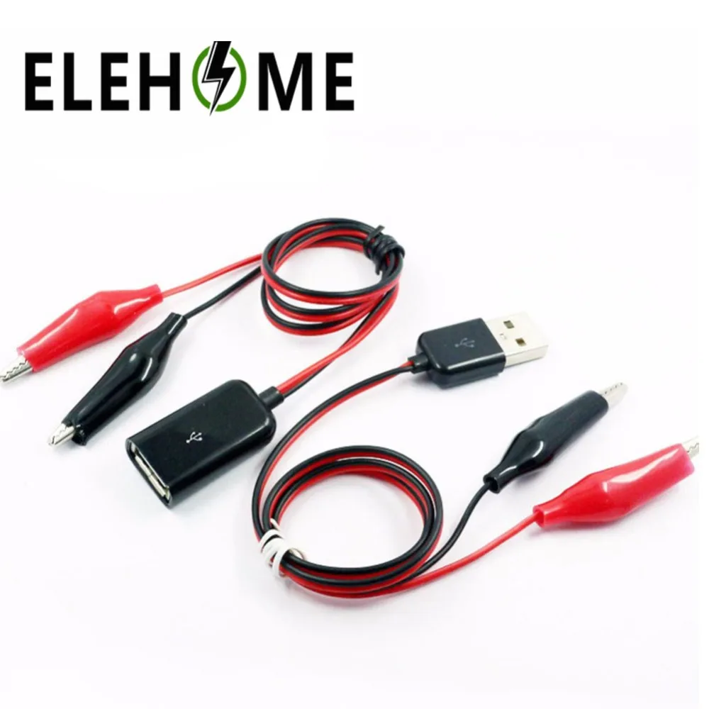 1pair Alligator Clips Crocodile Wire Male/female USB Tester Detector DC Voltage Ammeter XF30
1pair Alligator Clips Crocodile Wire Male/female USB Tester Detector DC Voltage Ammeter XF30