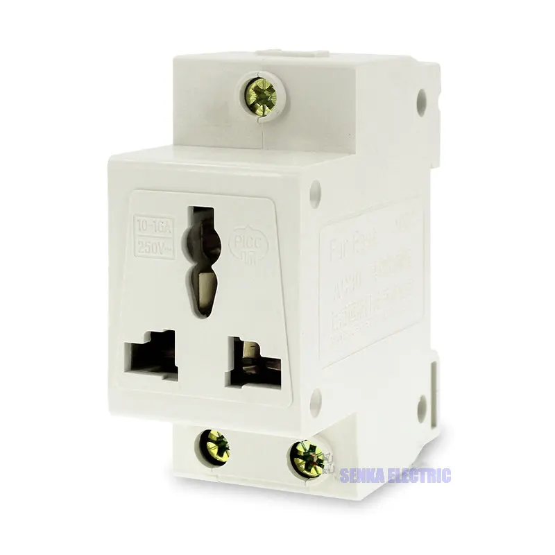 EU US Din rail Modular Socket for Switchgear 3 Pins Extention Distribution Box Power Socket 10-16A 250V
EU US Din rail Modular Socket for Switchgear 3 Pins Extention Distribution Box Power Socket 10-16A 250V