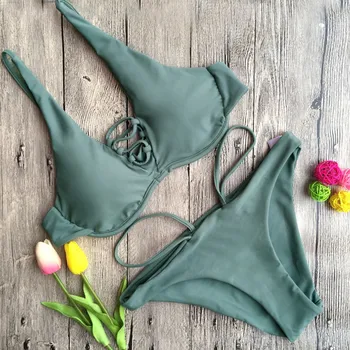 Swimwear Women Push-up Padded Bra Bandage Bikini Set biquini Swimsuit Bathing Cross Swimsuit Swimming Suit maillot de bain femme
Swimwear Women Push-up Padded Bra Bandage Bikini Set biquini Swimsuit Bathing Cross Swimsuit Swimming Suit maillot de bain femme