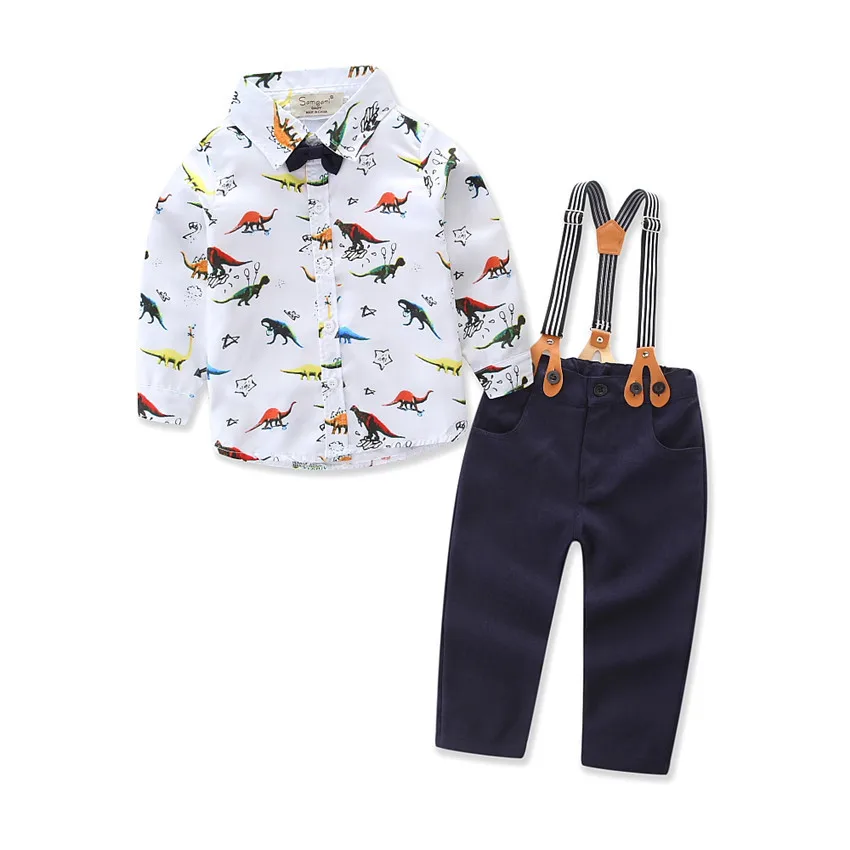 Официальная одежда для маленьких мальчиков модные весенне-осенние комплекты