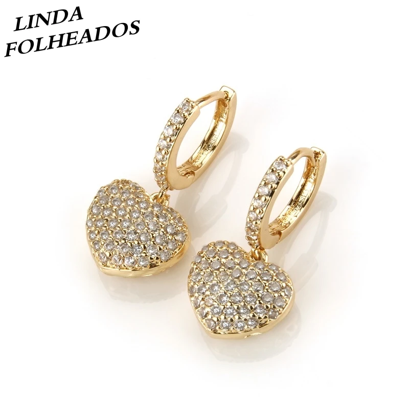 New Arrival Unique Delicate Gold Copper Heart Shape Romantic Brincos Jewelry for Women Bridal Wedding Drop Earrings Gift Party
New Arrival Unique Delicate Gold Copper Heart Shape Romantic Brincos Jewelry for Women Bridal Wedding Drop Earrings Gift Party