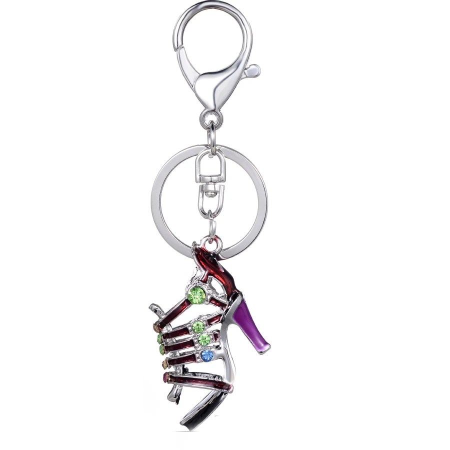 Charm Crystal High Heels Keyring Shoe Keychain Bag Buckle Key Finder For Car Party Gift Keyfobs Creative Jewelry Gift R048
Charm Crystal High Heels Keyring Shoe Keychain Bag Buckle Key Finder For Car Party Gift Keyfobs Creative Jewelry Gift R048