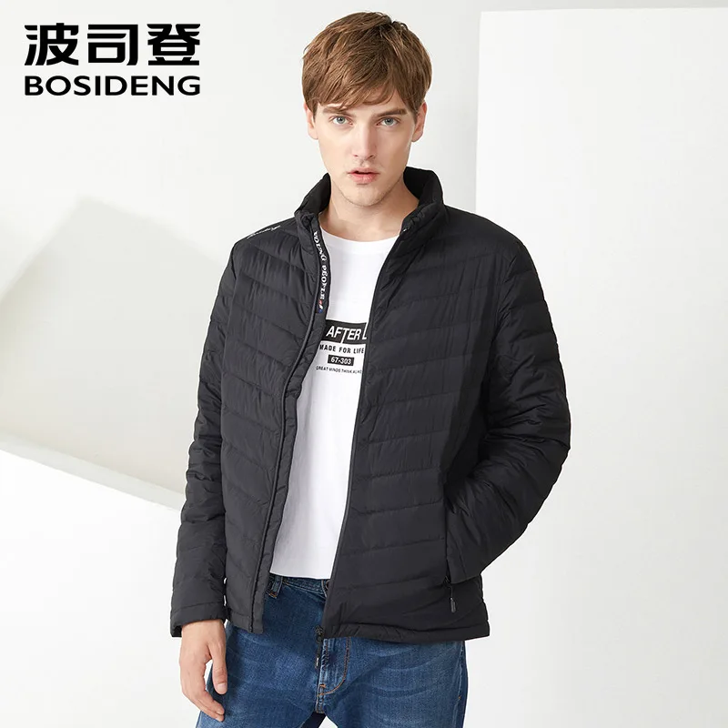 BOSIDENG Men's Down Jacket Short Lightweight Packable Standing Collar Down Coat for Early Winter B70132013
BOSIDENG Men's Down Jacket Short Lightweight Packable Standing Collar Down Coat for Early Winter B70132013