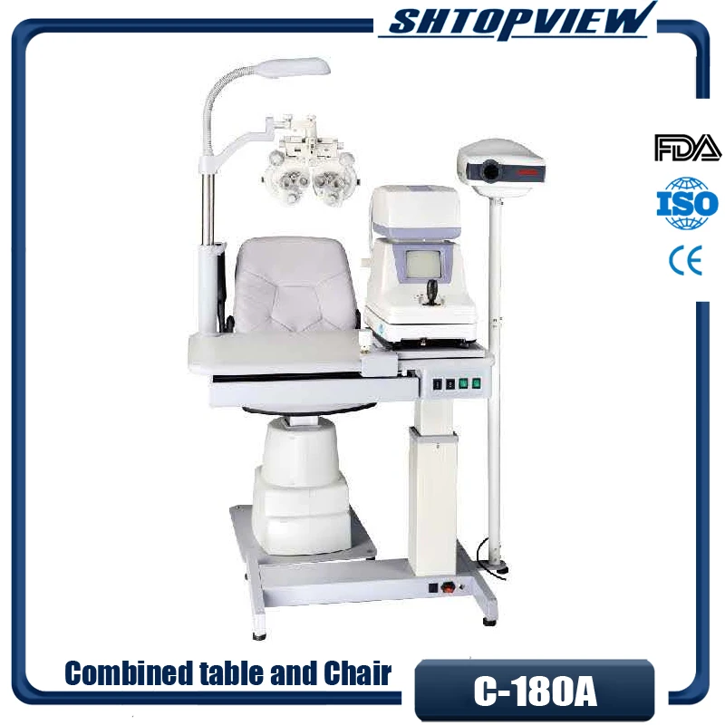 CP-180A China Combined Table Hold Phoropter Auto Refractometer Trial Lens Set Projector Ophthalmic Instrument Table
CP-180A China Combined Table Hold Phoropter Auto Refractometer Trial Lens Set Projector Ophthalmic Instrument Table