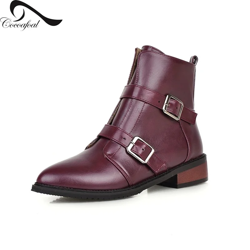 2017 Autumn winter Pointed Toe belt buckle Warm thick plush short plush Comfort Black Duantong Winter boots fashion personality 2017 Autumn winter Pointed Toe belt buckle Warm thick plush short plush Comfort Black Duantong Winter boots fashion personality<br><br>Aliexpress