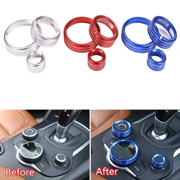 3Pc/set Aluminum Car Console Multimedia Button Switch Ring Trim For Alfa Romeo Giulia 2017 Interior Accessories styling
3Pc/set Aluminum Car Console Multimedia Button Switch Ring Trim For Alfa Romeo Giulia 2017 Interior Accessories styling