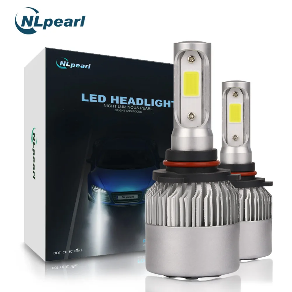 NLpearl 2x S2 8000LM/Set 72W Headlight Bulbs H4 H7 Led Bulb H1 H8 H11 Led 9005/HB3 9006/Hb4 9012 9008 9007 6500k 12V Auto Lamp
NLpearl 2x S2 8000LM/Set 72W Headlight Bulbs H4 H7 Led Bulb H1 H8 H11 Led 9005/HB3 9006/Hb4 9012 9008 9007 6500k 12V Auto Lamp
