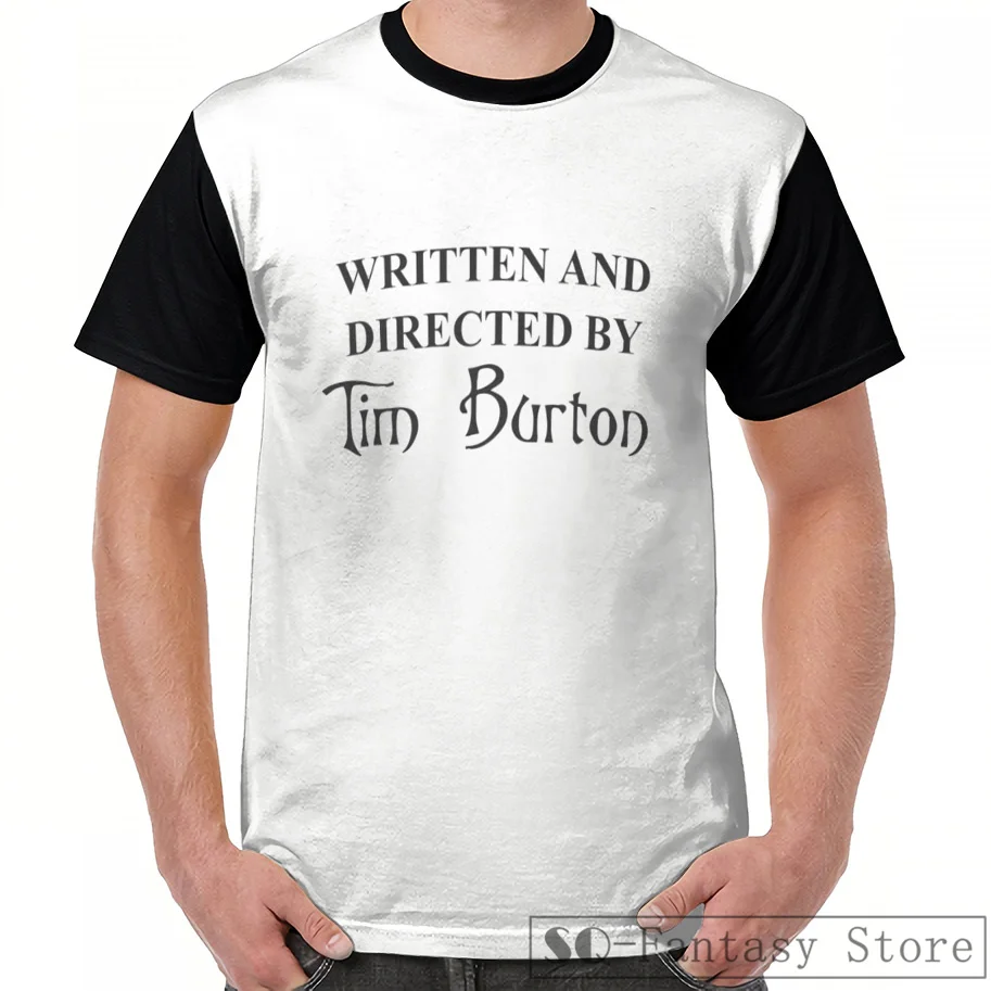 Casual print men t shirt women tops tee Written and Directed by Tim Burton Graphic T-Shirt men summer Short Sleeve cute tshirts
Casual print men t shirt women tops tee Written and Directed by Tim Burton Graphic T-Shirt men summer Short Sleeve cute tshirts