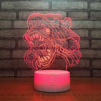 Piranha3D Night Light Creative Illusion 3d Lamp LED 7 Color changing Table Desk Lamp For Children Xmas Gift
Piranha3D Night Light Creative Illusion 3d Lamp LED 7 Color changing Table Desk Lamp For Children Xmas Gift