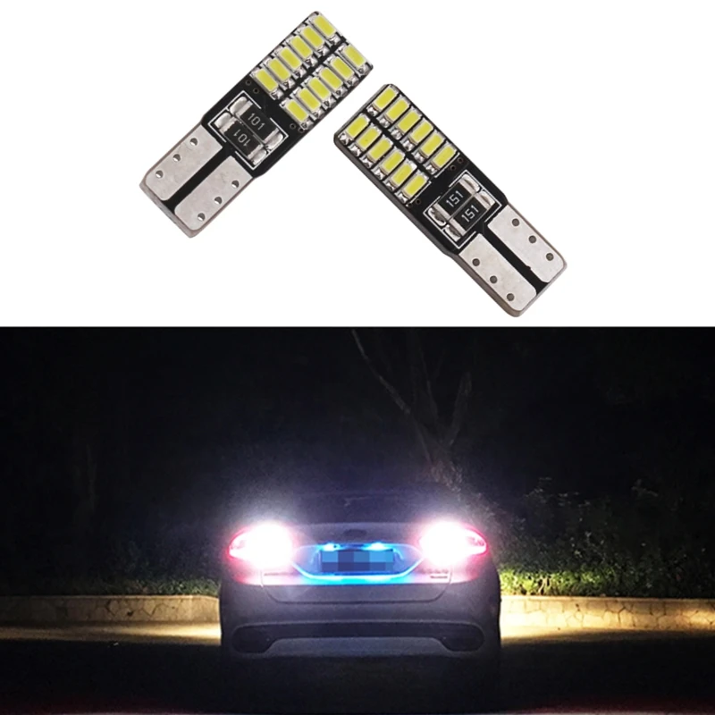 10PCs T10 24smd LED light bulb car CANBUS no error 12V 24V Super bright clearance bulb lamp white red blue purple orange
10PCs T10 24smd LED light bulb car CANBUS no error 12V 24V Super bright clearance bulb lamp white red blue purple orange