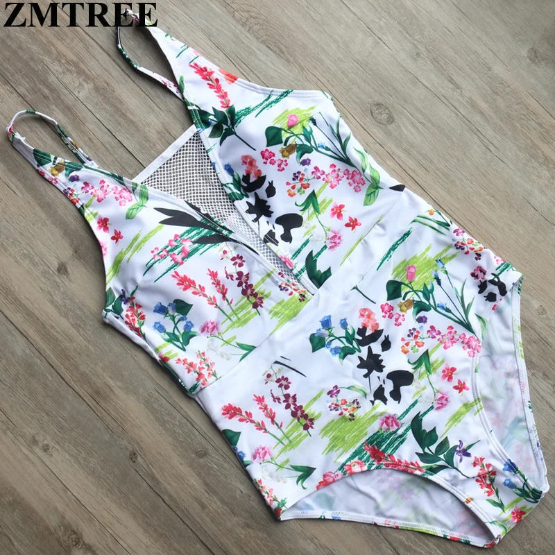 ZMTREE 2017 Newest Floral Print One Piece Swimsuit Plus Size Swimwear Women Sets Sexy Lace Up Bodysuit Monokini Bathing Suits
ZMTREE 2017 Newest Floral Print One Piece Swimsuit Plus Size Swimwear Women Sets Sexy Lace Up Bodysuit Monokini Bathing Suits