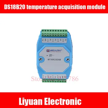DS18B20 temperature acquisition module 8 RS485 MODBUS Communication can be computer control
DS18B20 temperature acquisition module 8 RS485 MODBUS Communication can be computer control