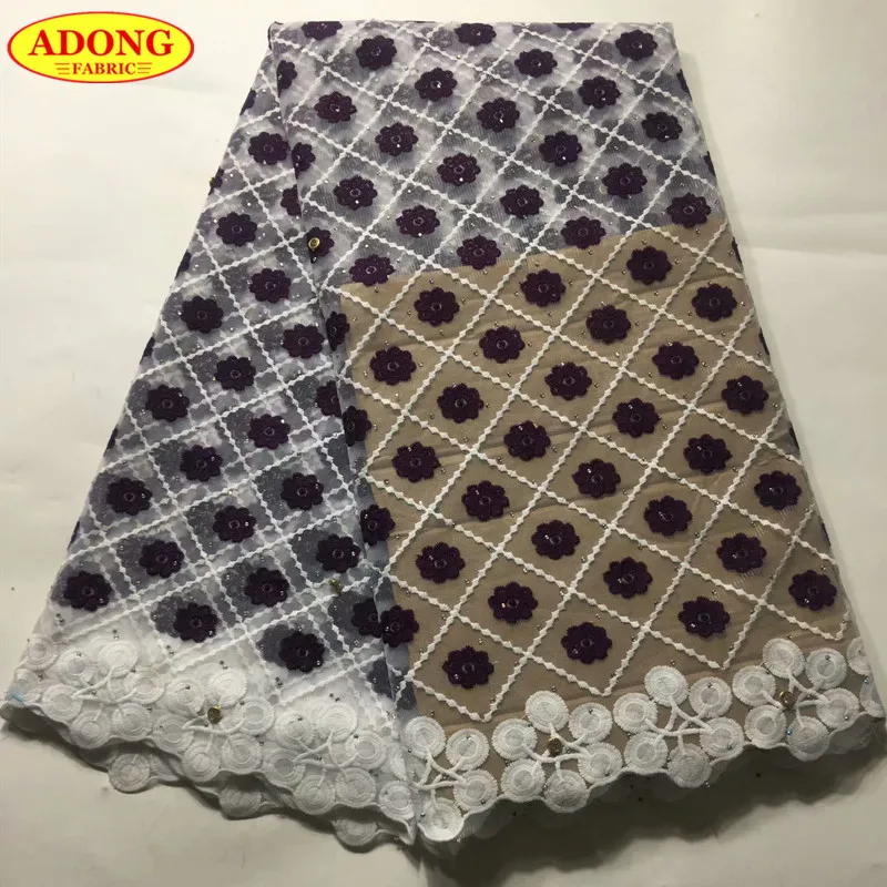 ADONG Latest arrival african lace fabric high quality milk silk voile lace fabric stones with embroidery 5 yards/pcs for dresses
ADONG Latest arrival african lace fabric high quality milk silk voile lace fabric stones with embroidery 5 yards/pcs for dresses