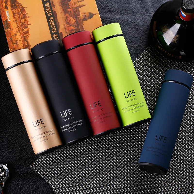 450ml Vacuum Thermos Cup Double Wall Insulated Vacuum Flask Stainless Steel Thermal Water Bottle Travel Mug Thermocup (5)