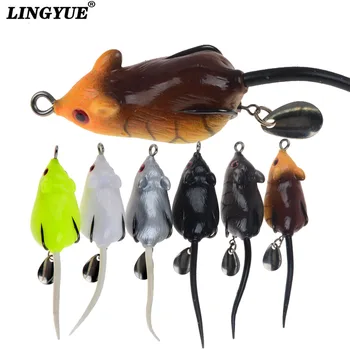 NEW Soft bait Mouse lure 55mm 10.5g minnow Lead fish With long Tail Fishing lures pesca jigg winter whopper plopper
NEW Soft bait Mouse lure 55mm 10.5g minnow Lead fish With long Tail Fishing lures pesca jigg winter whopper plopper