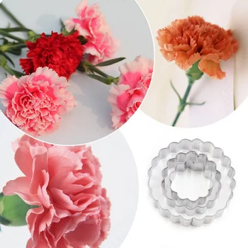 Stainless Steel Carnation Cutter Set Cake Decorating Tools Candy Biscuit Jelly fondant Cookie Cutters
Stainless Steel Carnation Cutter Set Cake Decorating Tools Candy Biscuit Jelly fondant Cookie Cutters