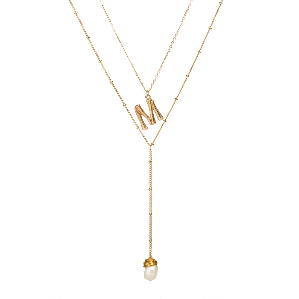 Initial Letters Shell Pearl Necklace Women Gold Color Chain 2019 Fashion Long Necklaces Big Pendant Boho Statement Collier Femme
Initial Letters Shell Pearl Necklace Women Gold Color Chain 2019 Fashion Long Necklaces Big Pendant Boho Statement Collier Femme