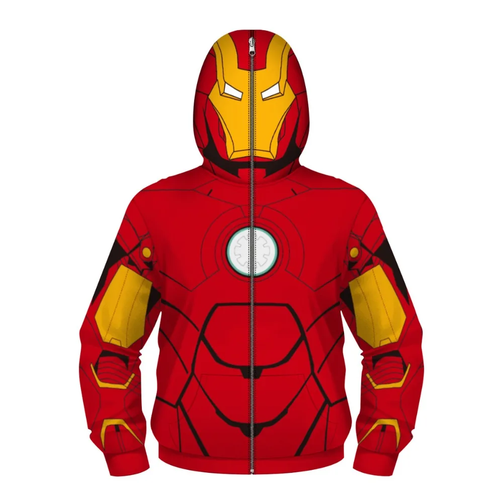 Kids Avengers Superhero Spider-man Cosplay Hoodie Captain America Costumes Zipper 3D Printed Iron Man Fashion Masked Sweatshirt
Kids Avengers Superhero Spider-man Cosplay Hoodie Captain America Costumes Zipper 3D Printed Iron Man Fashion Masked Sweatshirt
