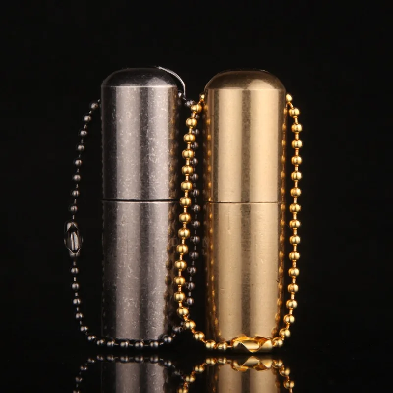 Mini Pocket Gasoline Lighter Key Chain Capsule Compact Kerosene Lighter Outdoor Tools Inflated Keychain Grinding Wheel Lighter
Mini Pocket Gasoline Lighter Key Chain Capsule Compact Kerosene Lighter Outdoor Tools Inflated Keychain Grinding Wheel Lighter