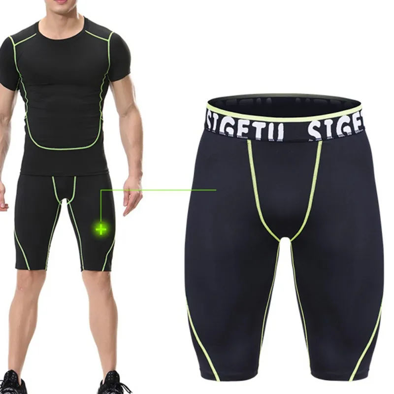 Summer Men's Running Shorts Tights Quick Dry Compression Gym Fitness Training Sports Leggings 3/4 Length Pants
Summer Men's Running Shorts Tights Quick Dry Compression Gym Fitness Training Sports Leggings 3/4 Length Pants