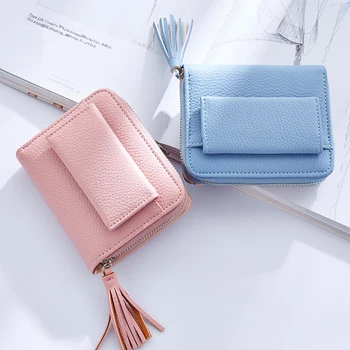 Card Wallets Card Holders Hot Sale Women Short Wallets High Quality Cheap Female Tassel Coin Purse Design Candy Dropshipping
Card Wallets Card Holders Hot Sale Women Short Wallets High Quality Cheap Female Tassel Coin Purse Design Candy Dropshipping