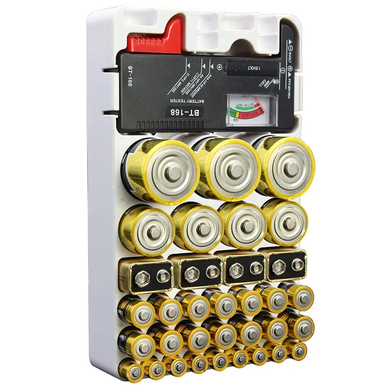 High Quality ABS Materials Battery Capacity Test Storage Box For Battery Organizer Storage Removable Tester
High Quality ABS Materials Battery Capacity Test Storage Box For Battery Organizer Storage Removable Tester
