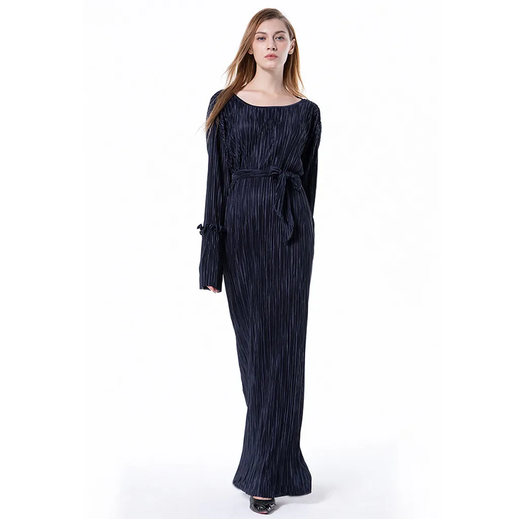Muslim Dresses Dubai Style Black Abaya Jilbab Muslim Islamic Maxi Dress Arab Clothing Long Sleeve Solid Dress Plus Size L411A
Muslim Dresses Dubai Style Black Abaya Jilbab Muslim Islamic Maxi Dress Arab Clothing Long Sleeve Solid Dress Plus Size L411A