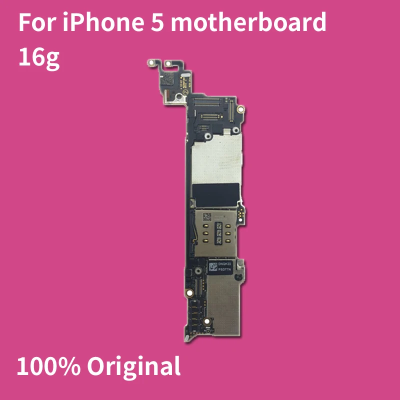 Logic Board For iPhone 5 Motherboard 16G ROM Original iOS Installed Unlocked Working Mainboard
Logic Board For iPhone 5 Motherboard 16G ROM Original iOS Installed Unlocked Working Mainboard