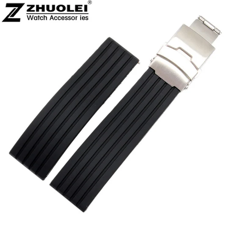 Wholesale Price 20mm 22mm 24mm NEW Black Soft Silicone Rubber Men's Watch Strap Band Deployment Buckle Waterproof Free Shipping
Wholesale Price 20mm 22mm 24mm NEW Black Soft Silicone Rubber Men's Watch Strap Band Deployment Buckle Waterproof Free Shipping