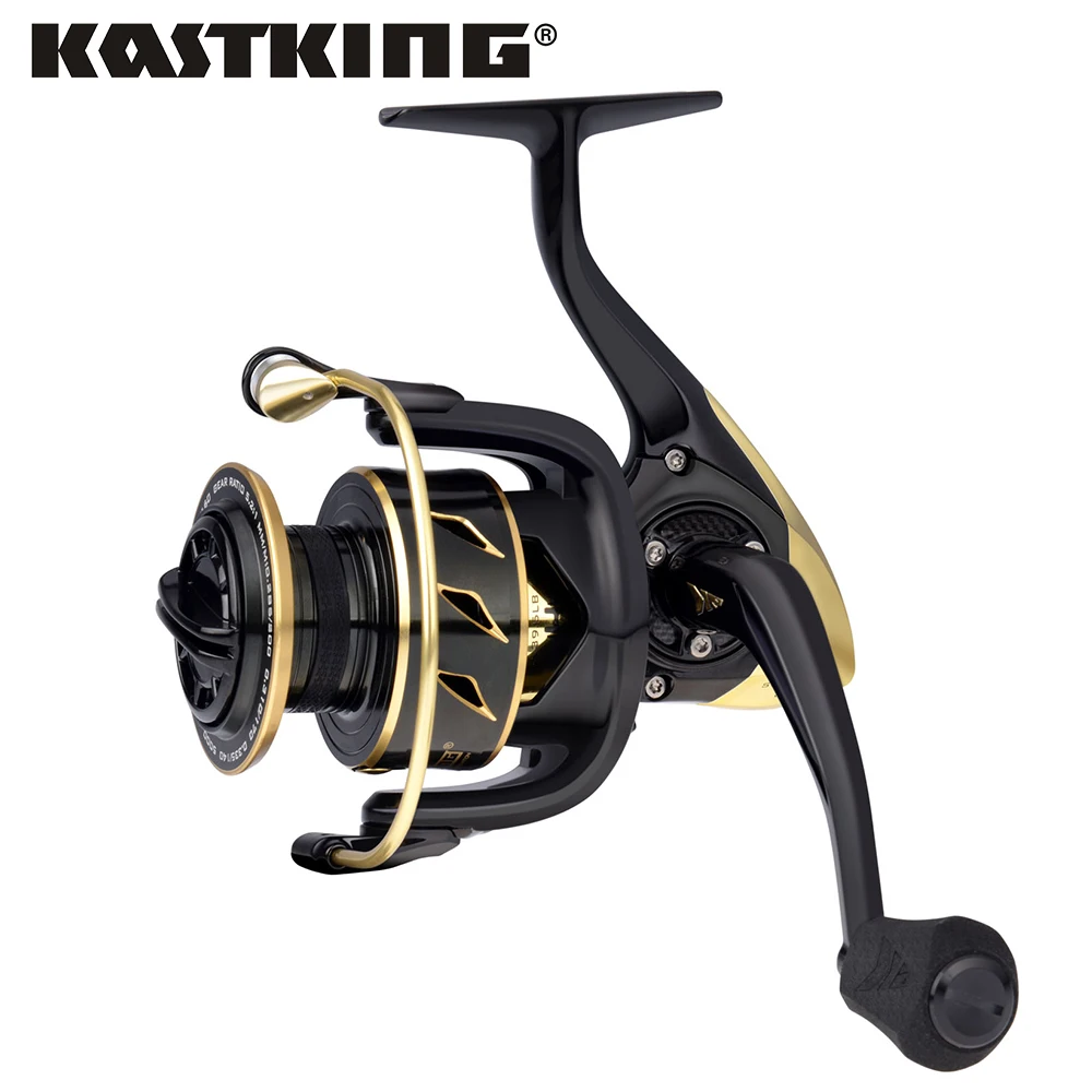 KastKing Sharky III Gold New Large Aluminum Spool High Speed 5.2:1 Spinning Fishing Reel Full Metal Body Winter Fishing Reel
KastKing Sharky III Gold New Large Aluminum Spool High Speed 5.2:1 Spinning Fishing Reel Full Metal Body Winter Fishing Reel