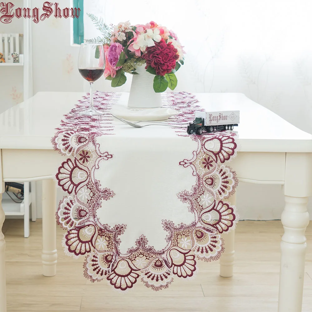 Free Shipping 2019 Newest Design Table Decorative Handmade Purple White Two-Tone Lace Border Oval Table Runner
Free Shipping 2019 Newest Design Table Decorative Handmade Purple White Two-Tone Lace Border Oval Table Runner