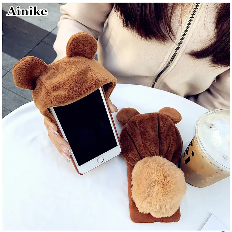 Ainike Cute Warm Fur Ball Bear Hat Phone Case For BBK Vivo X7 X9s X20 Plus Y66 Y67 Y55 Y51 Animal Ears Soft Furry Plush Cover
Ainike Cute Warm Fur Ball Bear Hat Phone Case For BBK Vivo X7 X9s X20 Plus Y66 Y67 Y55 Y51 Animal Ears Soft Furry Plush Cover