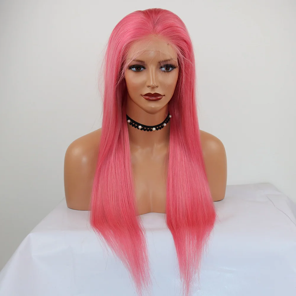 SimBeauty Pink Long Straight 13x6 Lace Front Wigs Human Hair Pre Plucked Brazilian Remy Lace Front Wig with Baby Hair for Women
SimBeauty Pink Long Straight 13x6 Lace Front Wigs Human Hair Pre Plucked Brazilian Remy Lace Front Wig with Baby Hair for Women