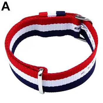 Unisex Striped Pattern Fashion British Style Canvas 20mm Wrist Watch Band Strap New Hot
Unisex Striped Pattern Fashion British Style Canvas 20mm Wrist Watch Band Strap New Hot