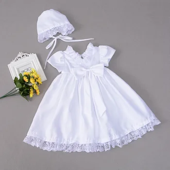 2020 Summer White Baby Girls Dress With Hat Baby Girl 1 Year Birthday Vestido Baptism Clothes Christening Long Gown RBF184032
2020 Summer White Baby Girls Dress With Hat Baby Girl 1 Year Birthday Vestido Baptism Clothes Christening Long Gown RBF184032