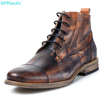 QYFCIOUFU 2019 Men Chelsea Boots Genuine Leather Vintage Style Autumn Spring Classic Men Motorcycle Boots British Ankle Boots
QYFCIOUFU 2019 Men Chelsea Boots Genuine Leather Vintage Style Autumn Spring Classic Men Motorcycle Boots British Ankle Boots