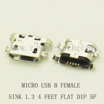 10PCS PCS Micro USB 2.0 B type Female Connector Phone Tail Jack 4PIN DIP Micro USB Jack Board Sink 1.3 DIP 5Pin FLAT
10PCS PCS Micro USB 2.0 B type Female Connector Phone Tail Jack 4PIN DIP Micro USB Jack Board Sink 1.3 DIP 5Pin FLAT