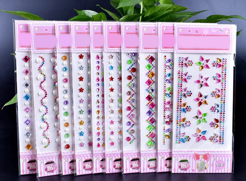 1Sheet Random DIY Diamond Crystal Stone Stickers Sheet Scrapbooking DIY Decal Kids DIY Art Crafts Toys 10cmX24.5cm
1Sheet Random DIY Diamond Crystal Stone Stickers Sheet Scrapbooking DIY Decal Kids DIY Art Crafts Toys 10cmX24.5cm