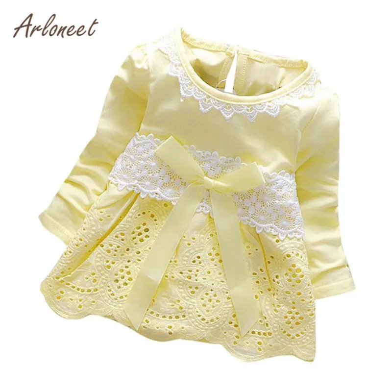 ARLONEET Baby Girls Long Sleeve Party Lace Flower Bow Princess Dress Kids Clothes Bow Knee-Length Long Sleeve Fashion S3FEB8
ARLONEET Baby Girls Long Sleeve Party Lace Flower Bow Princess Dress Kids Clothes Bow Knee-Length Long Sleeve Fashion S3FEB8