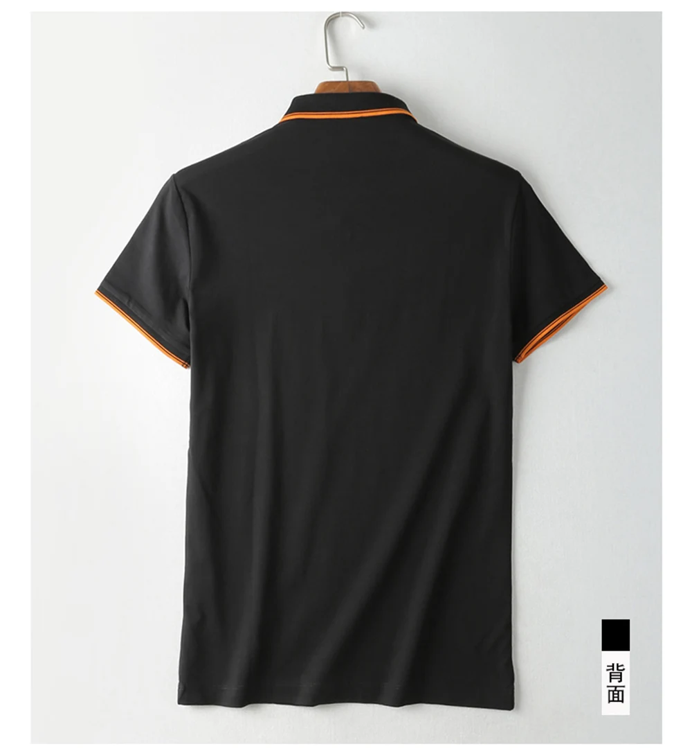 2018 New Arrival Brand Men's Summer Business Shirt Short Sleeves Turn-down Collar Polo Shirt Smart Casual pol Shirt Men Shirts (10)