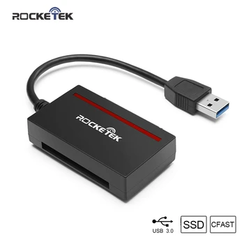 

Rocketek CFast 2.0 Reader USB 3.0 to SATA Adapter CFast 2.0 Card and 2.5" HDD Hard Drive/Read Write SSD&CF Card Simultaneously