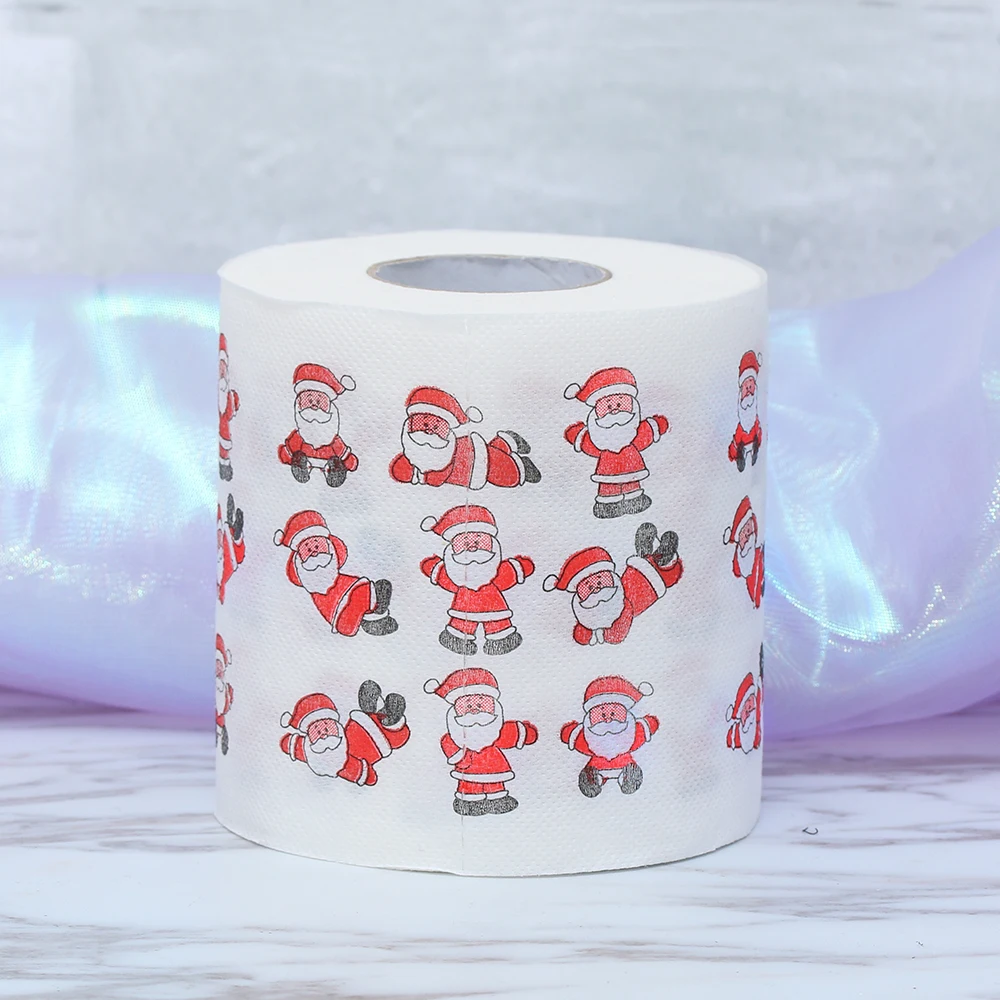 1 Roll Santa Claus Printed Merry Christmas Toilet Paper Tissue Table Room Decor Xmas Party Events Ornament Crafts Accessories
1 Roll Santa Claus Printed Merry Christmas Toilet Paper Tissue Table Room Decor Xmas Party Events Ornament Crafts Accessories
