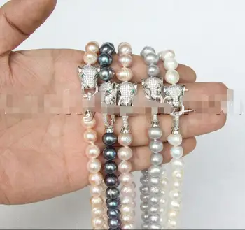 FREE SHIPPING>>>Many color can choose Wholesale 5pc 17" 10mm round white pink purple black gray pearls necklace leopard clasp
FREE SHIPPING>>>Many color can choose Wholesale 5pc 17" 10mm round white pink purple black gray pearls necklace leopard clasp