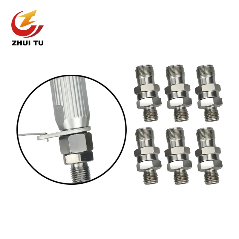 6PC Repair Tool Airless Spray Gun Parts Airless Straight Pipe Hose Rotary Joint 1/4" NPS 3000 PSI High Quality Adapter
6PC Repair Tool Airless Spray Gun Parts Airless Straight Pipe Hose Rotary Joint 1/4" NPS 3000 PSI High Quality Adapter