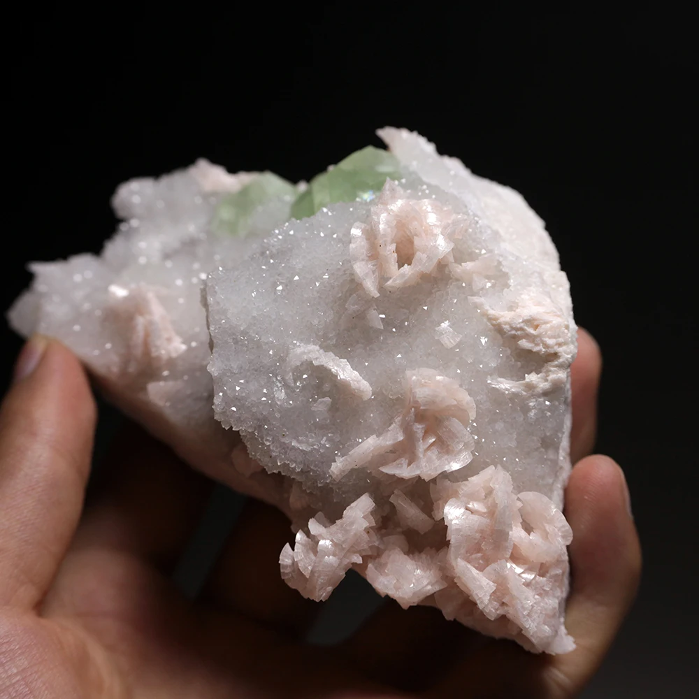 351g Porcelain Natural Stones and Minerals Rock Pink Curved Dolomite fluorite Crystal Specimens 
351g Porcelain Natural Stones and Minerals Rock Pink Curved Dolomite fluorite Crystal Specimens