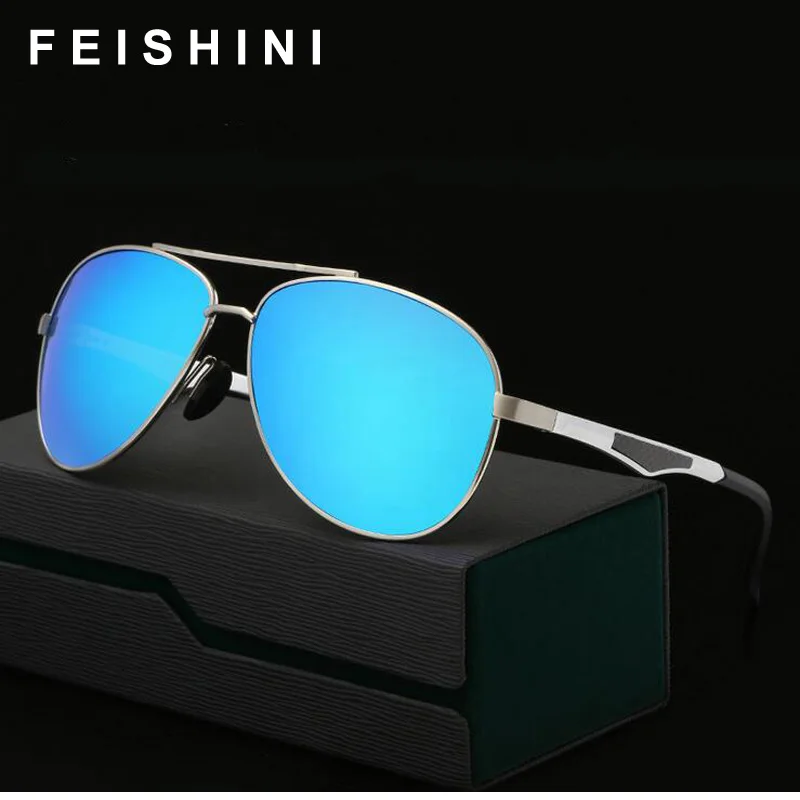 FEISHINI TAC Lens Brand Design Men's Eyeglasses Fishing Pilot Aluminum Sunglasses Men Polarized Material IP Plating Frame
FEISHINI TAC Lens Brand Design Men's Eyeglasses Fishing Pilot Aluminum Sunglasses Men Polarized Material IP Plating Frame